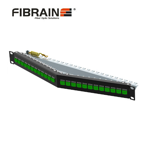 Patch Panel Vacío 1UR - Angulado