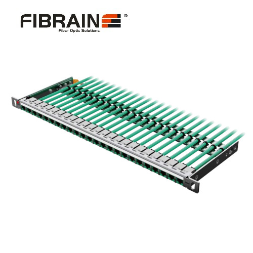 Patch Panel Vacío 0.5UR para Jack RJ45 - Alta Densidad