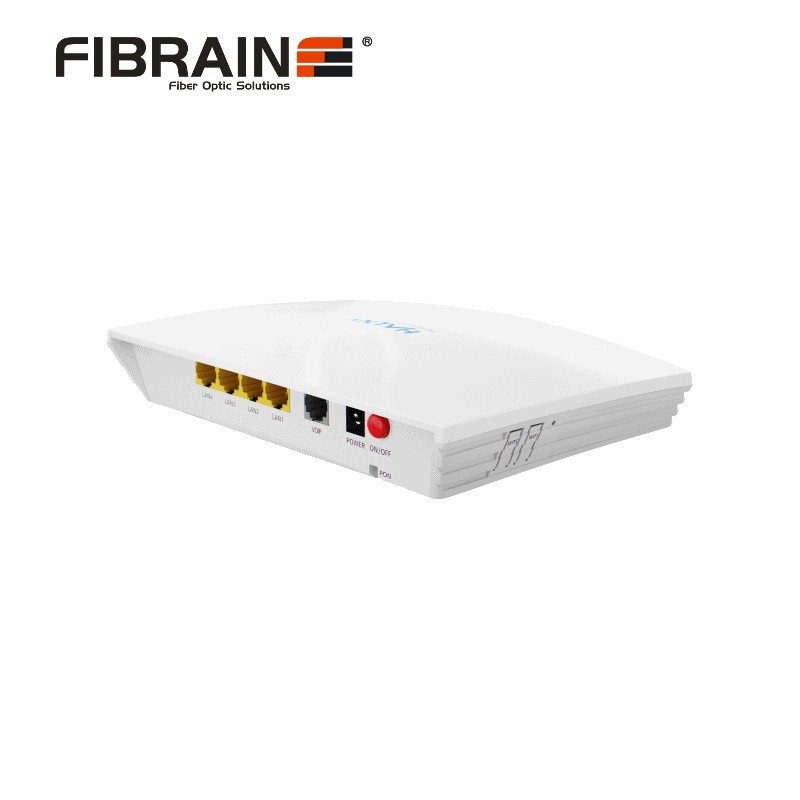 ONT con 4 Puertos GE, VOIP y WIFI